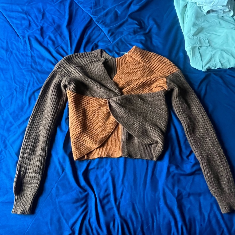 Colorblock Knit Sweater